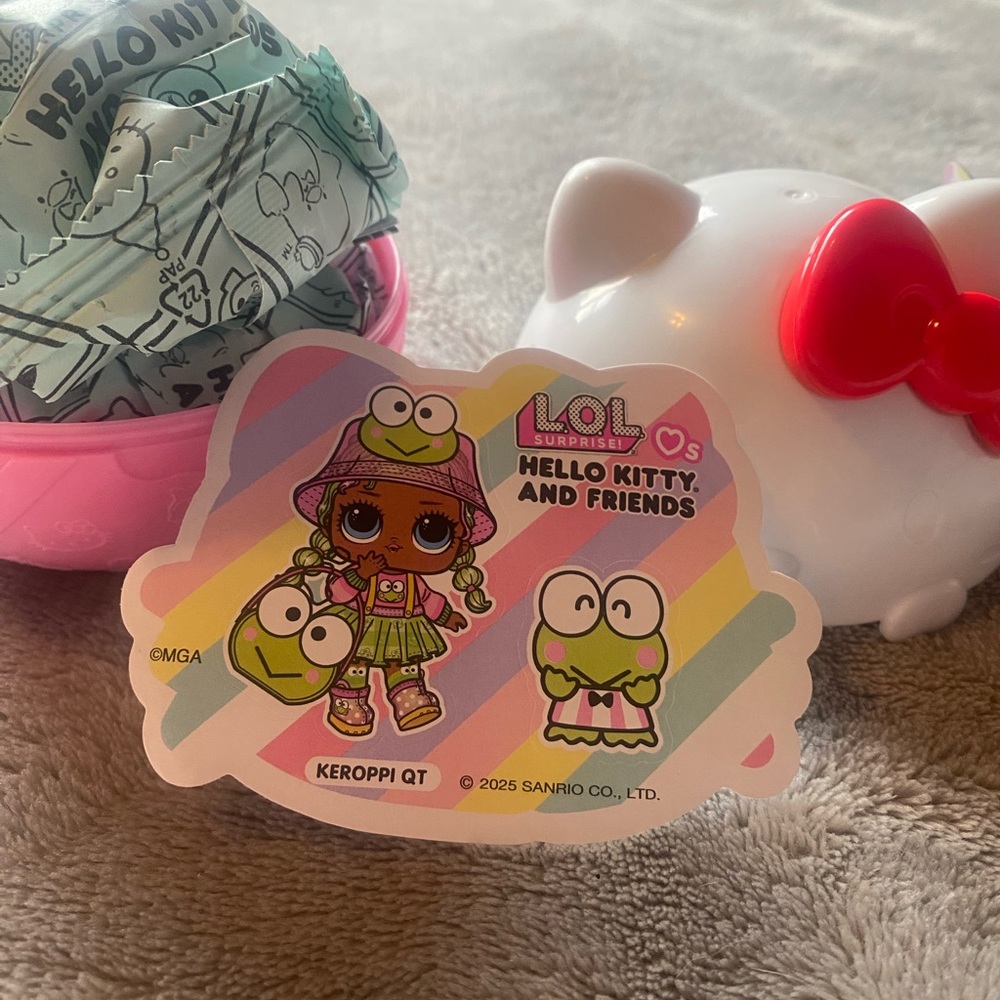 L.O.L. Surprise! Keroppi Cutie Doll Hello Kitty and Friends